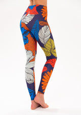 ZEBRA BLUE CREAM Leggings