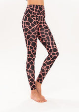 Giraffe Hot Pink Leggings