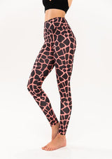 Giraffe Hot Pink Leggings
