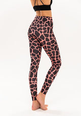Giraffe Hot Pink Leggings