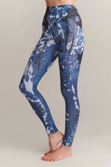 ZEBRA BLUE CREAM Leggings