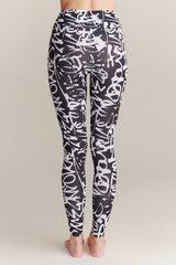 ZEBRA BLUE CREAM Leggings