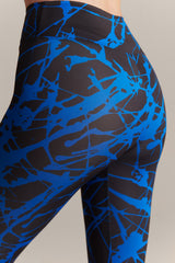ZEBRA BLUE CREAM Leggings
