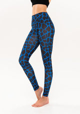 Giraffe Royal Blue Leggings
