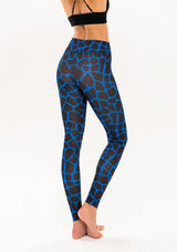 Giraffe Royal Blue Leggings