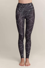Shattered Black Leggings - JSP Ready