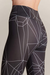 Shattered Black Leggings - JSP Ready