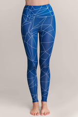 Shattered Cobalt Leggings - JSP Ready
