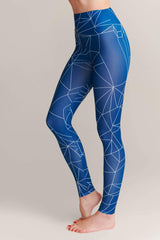 Shattered Cobalt Leggings - JSP Ready