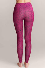 Shattered Fuchsia Leggings - JSP Ready