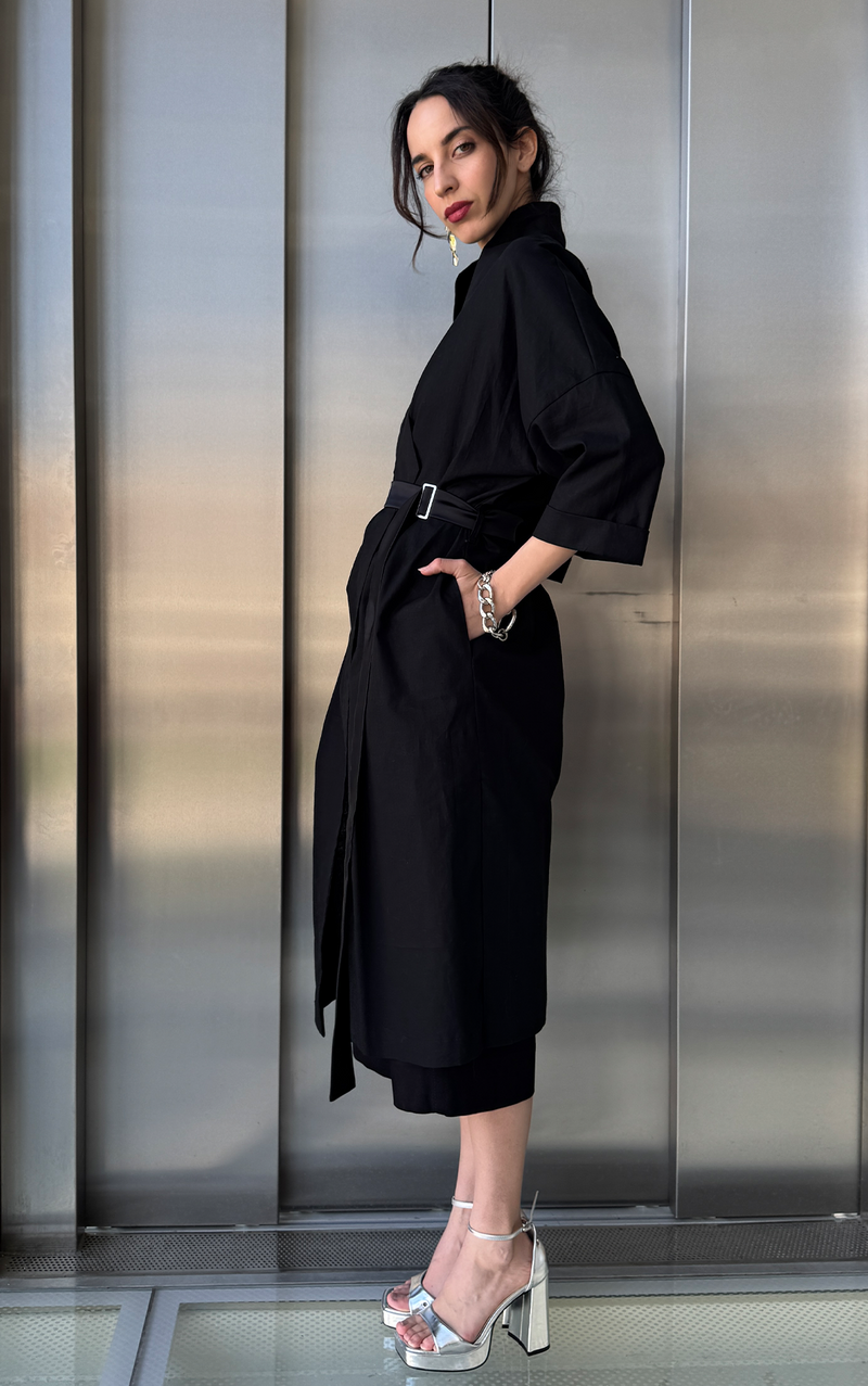 Long Kimono - Black
