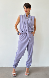 Asym Drape Jumpsuit - Lavanda
