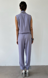 Asym Drape Jumpsuit - Lavanda