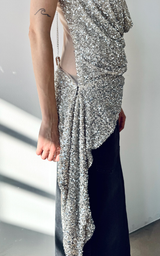 Sequin Top - Silver