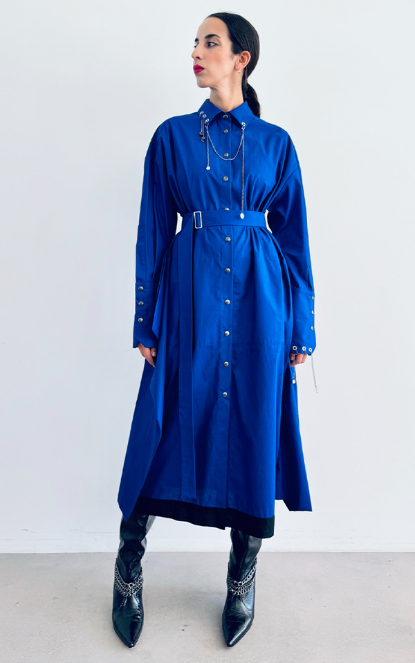 Shirt/ Dress - Blue