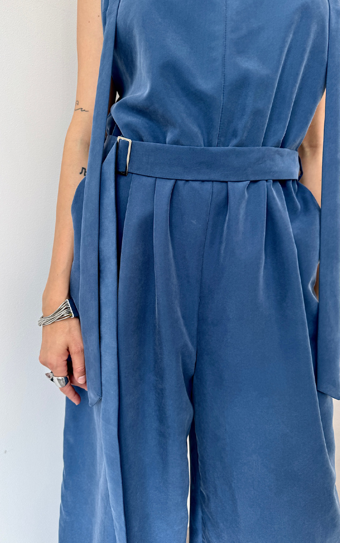 Summer Jumpsuit - Denim Blue