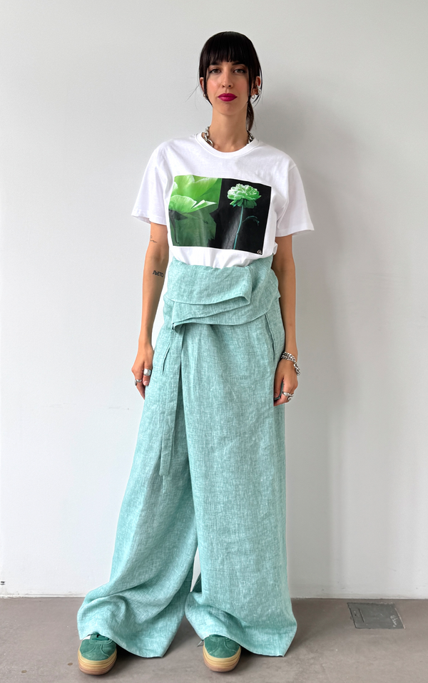 Wide Leg Linen Pants