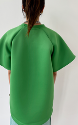 Graphic Long T-Shirt - Green