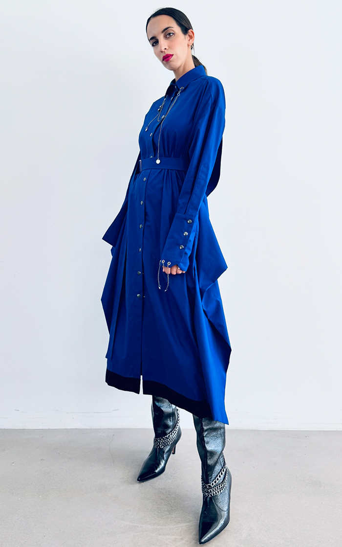 Shirt/ Dress - Blue