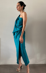 Asym Dress - Blue