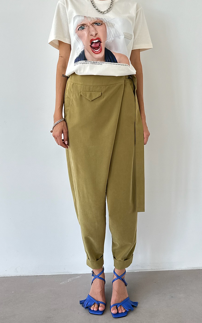 Wrap Pants - Green
