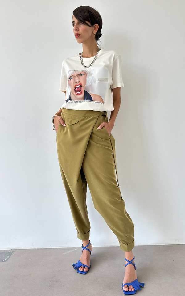 Wrap Pants - Green