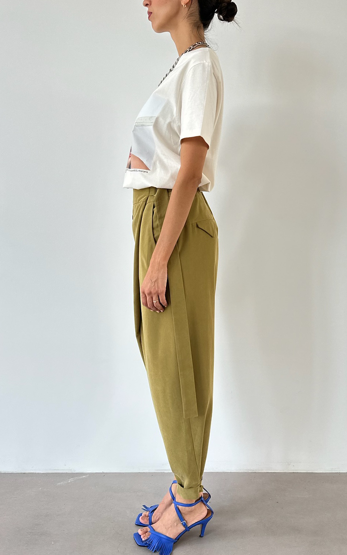 Wrap Pants - Green