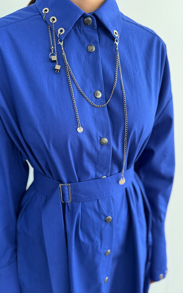 Shirt/ Dress - Blue