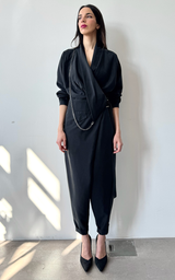 Asym Jumpsuit - Black