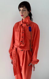 Military Jumpsuit - Orange