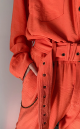 Military Jumpsuit - Orange
