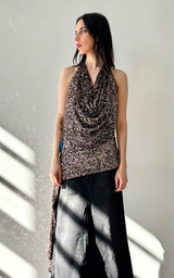 Sequin Top - Bronze