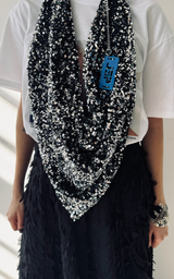 Textured Maxi Skirt - Black