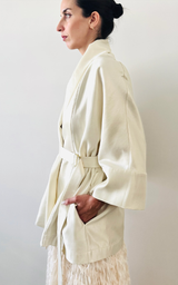 Kimono - Pearl White