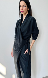 Asym Jumpsuit - Black