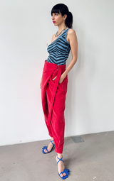Wrap Pants - Red