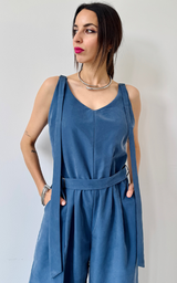 Summer Jumpsuit - Denim Blue
