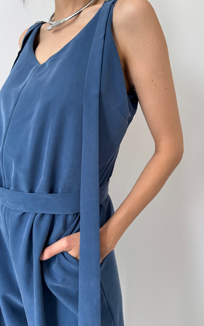 Summer Jumpsuit - Denim Blue