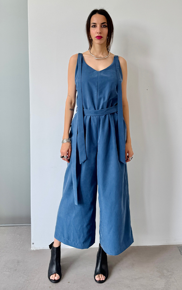Summer Jumpsuit - Denim Blue