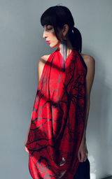 Draped Scarf-Dress