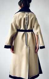 Reversible Long Coat - Dark Blue