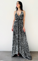 Sequin Dress - Dark Silver