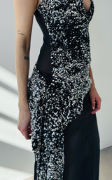 Sequin Top - Dark Silver