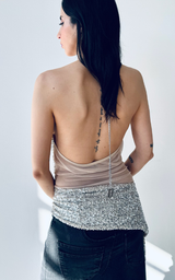 Sequin Top - Silver
