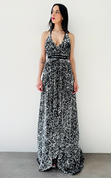 Sequin Dress - Dark Silver