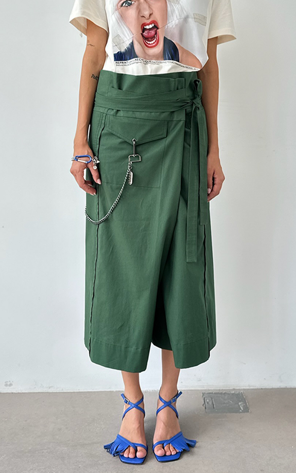 Thai with Metal Chain - Green