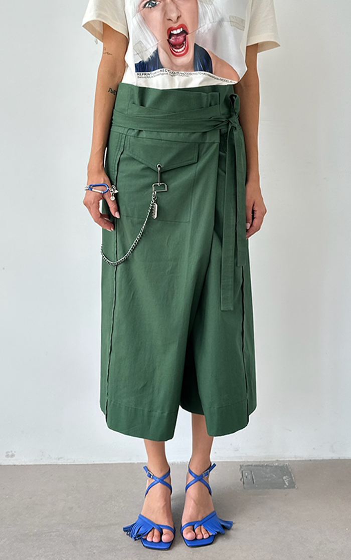 Thai with Metal Chain - Green