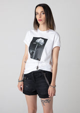 T-Shirt - Black&White Peony
