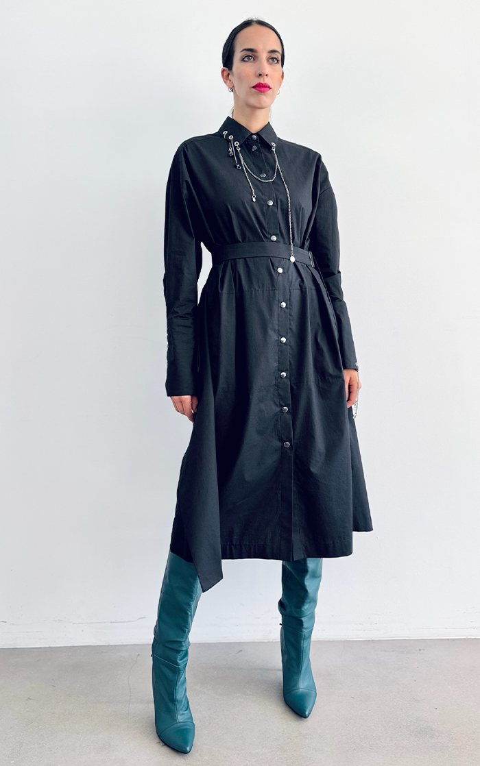 Shirt/ Dress - Black