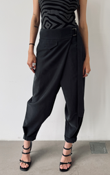 Wrap Pants - Black
